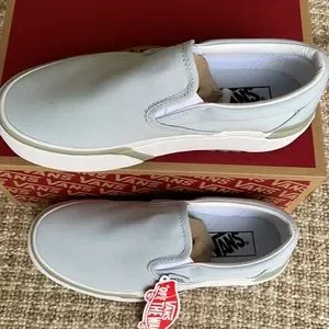 VANS★CLASSIC SLIP-ON STACKED★厚底★PASTEL BALLAD BLUE Vans Classic Slip-On Stacked Platform Pastel Ballad Blue